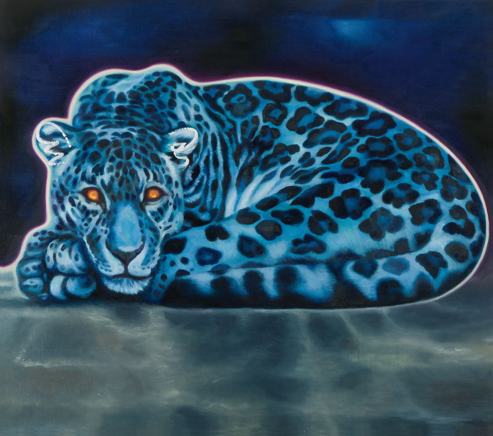 Nad rzeką Wisłą (Niebieski jaguar)